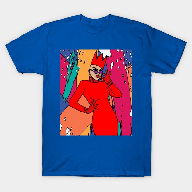 Proud Drag Queen Inspired T-Shirt by flofin